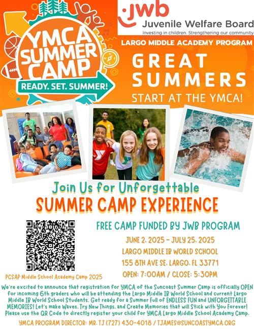 YMCA Summer Camp for incoming and current LMIBWS students.